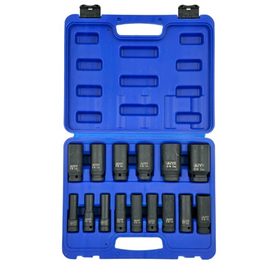12 Socket Set 15pcs (10mm-32mm) AY193-034