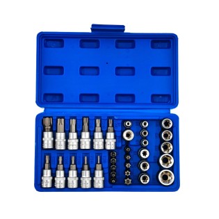 34pc E socket & bit set AY001-759