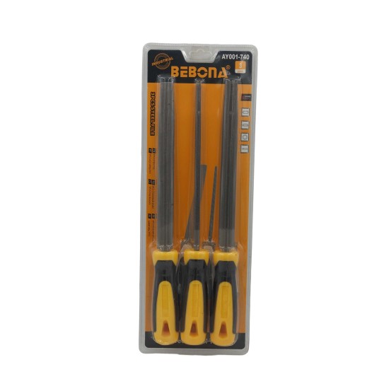 3pcs Steel Files set AY001-7403pc