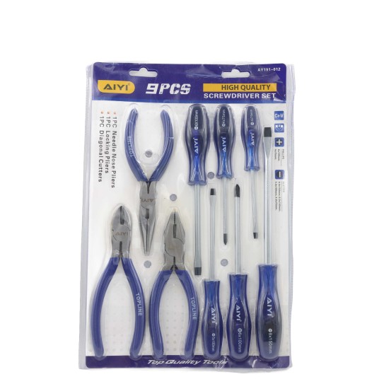 9PCS High quality screwdriver set AY191-0126
