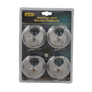 AIYI Disc padlock 4pcs 80mm AY076-403AY075-4034PC