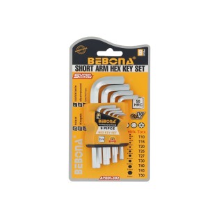 AYYI short Allen key flat 9pcs AY001-392