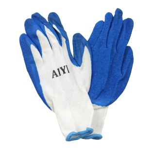 Blue & white gloves AY019-003