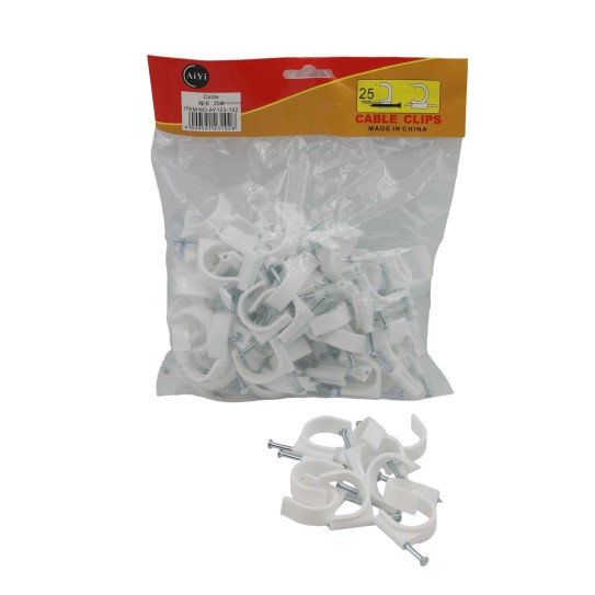 Cable Clip Round 25mm AY010-061AY123-102