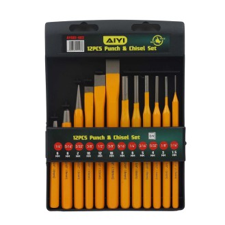 Cold chisel and punch set 12pcs AY001-403