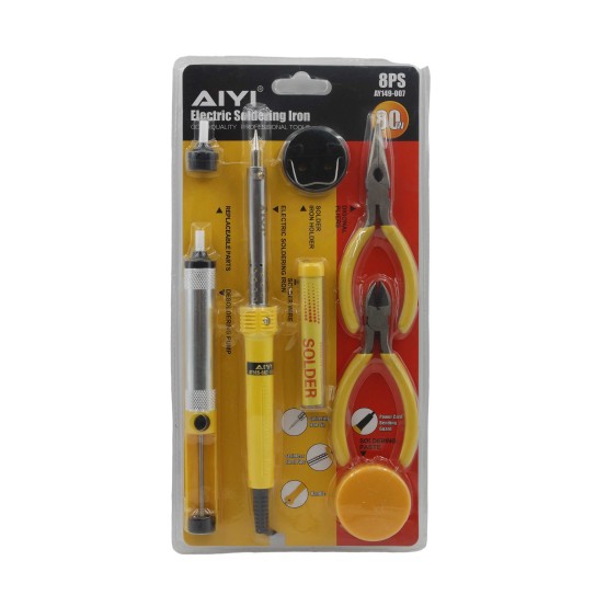 Electric Soldering Iron set 8pcs 80W AY149-007AIYI