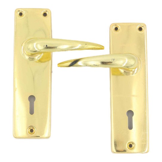 Gold door lock 687 AY199-049