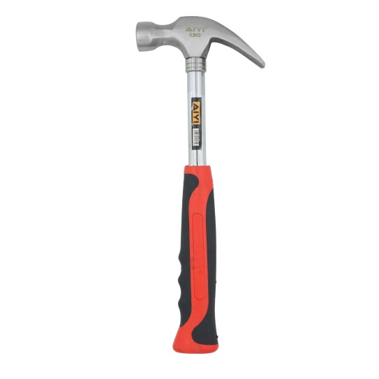 High-grade steel handle claw hammer 0.5kg AY013-062