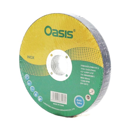OASIS Cutting wheel for metal and Inox 115*1.2*22.23