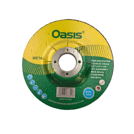 OASIS Grinding wheel for metal 115*6*22.23