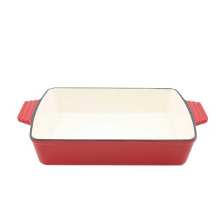 AIYI Cast Iron Frying Plate 28cm AY378-014 Red