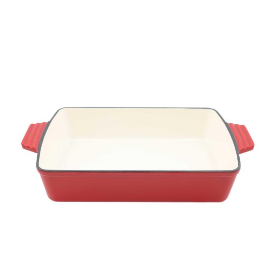 AIYI Cast Iron Frying Plate 28cm AY378-014 Red