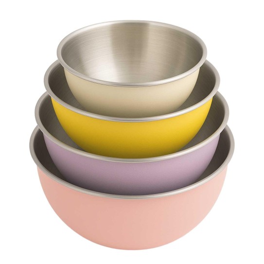 AIYI Colourful Salad Bowl Set AY097-700 YellowPinkPurpleWhite