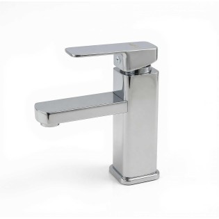 AIYI Square Single Hole Tap AY407-022 Silver