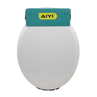 AIYI Wooden Toilet seat lid whaite AY382-001 Whiite