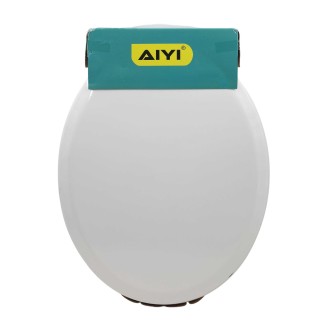 AIYI Wooden Toilet seat lid whaite AY382-001 Whiite