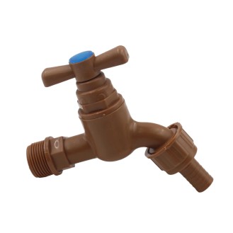 Brown plastic tap 34 AY407-020