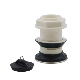 Plastic pop up waste with hole long 114 AY403-091