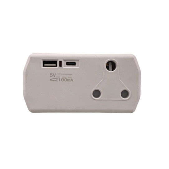 1*16A+2USB MULTIPLUG ADAPTER AY299-804