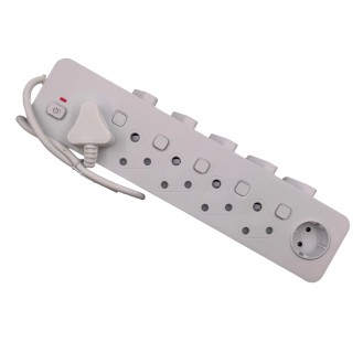 AiYi 11way multiplug sockets with switch 16A 250V AY299-012