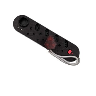 AiYi 9way multiplug sockets+USB 16A 250V nice AY299-104