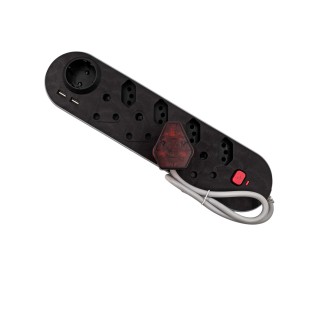 AiYi 9way multiplug sockets+USB 16A 250V nice AY299-104