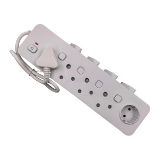 AiYi 9way multiplug sockets with switch 16A 250V AY299-011