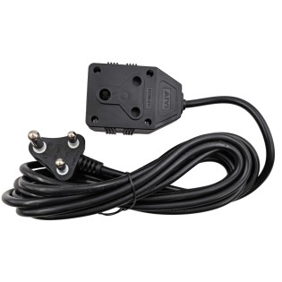 AiYi Extension cord 16A 250V 5m (black)AY299-014