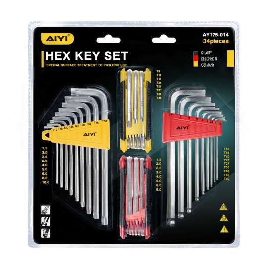 AIYI Hex hey set 34pcs AY175-014
