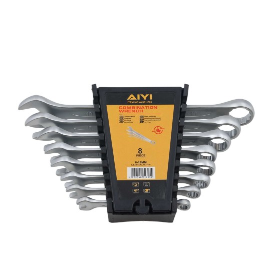 Combination wrench set 6-19mm (MT53008)8PCS AY001-795