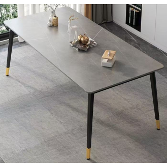 CC0137-004 dining table matte white/grey80*160