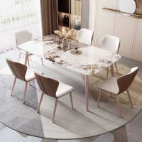 Luxury Dining table marble effect 120*70