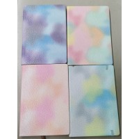 Gradient color notebook