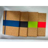 Double colour brown notebook