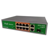 Power over Ethernet (PoE) network switch
