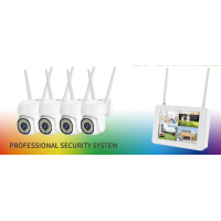 Wireless camera 4 way 10 inch