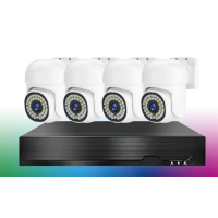 Wireless camera 4 way POE 4MP