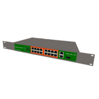 Power over Ethernet (PoE) network switch