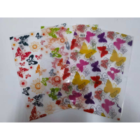Butterfly Button File Bag