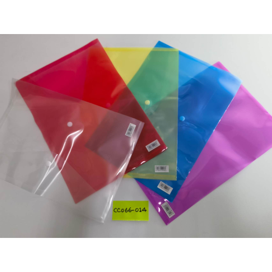 CC066-014 B Namecard Button File Bag without card/A4-