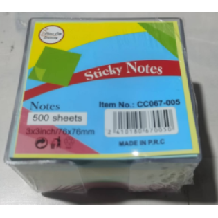 CC067-005 sticky note3X3 500+