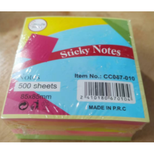 CC067-010 sticky note85X85 500