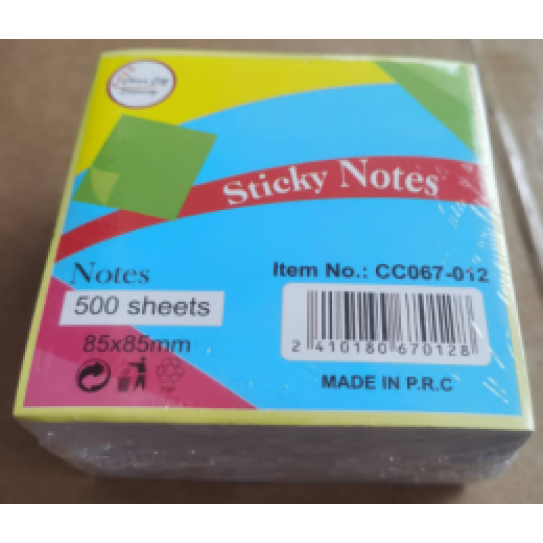 CC067-011 sticky note85X85 500