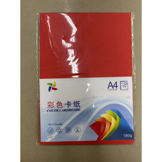 CC068-001 A4 colours paperboard 10pcs