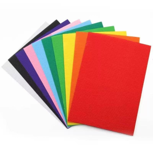 CC068-006 normal A4 corrugated paper 10 colours