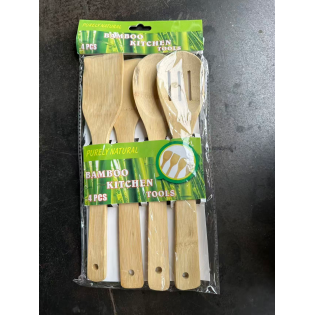 CC097-052 wooden spoon set4pcs