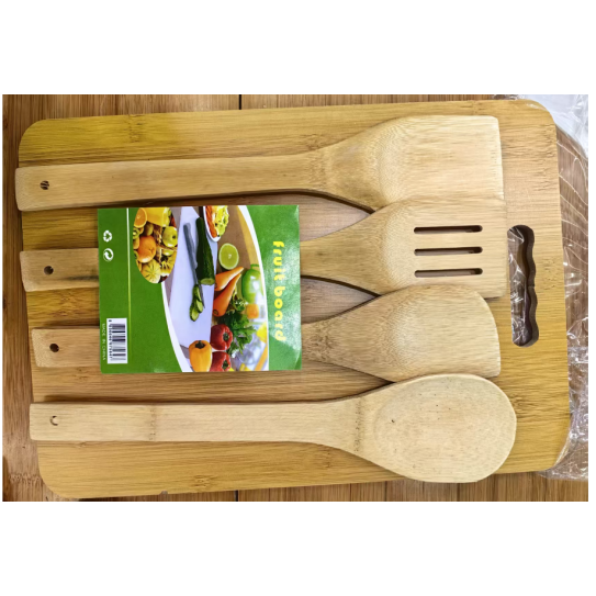 CC097-053 wooden spoon set5pcs