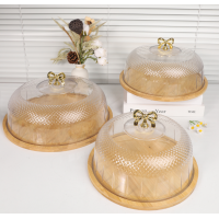 Food display tray with lid 32*32cm