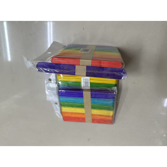 CC097-064 colour flat wooden stick114