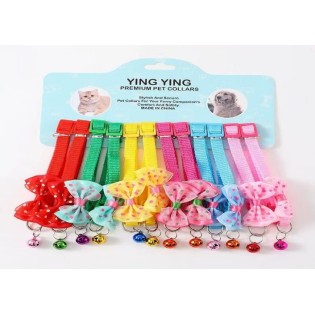 CC117-037 bowknot pet collar1.012pcs